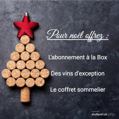 Coffret Vin en bois Noël - Assortiment 6 vins Bourgogne pour Noël