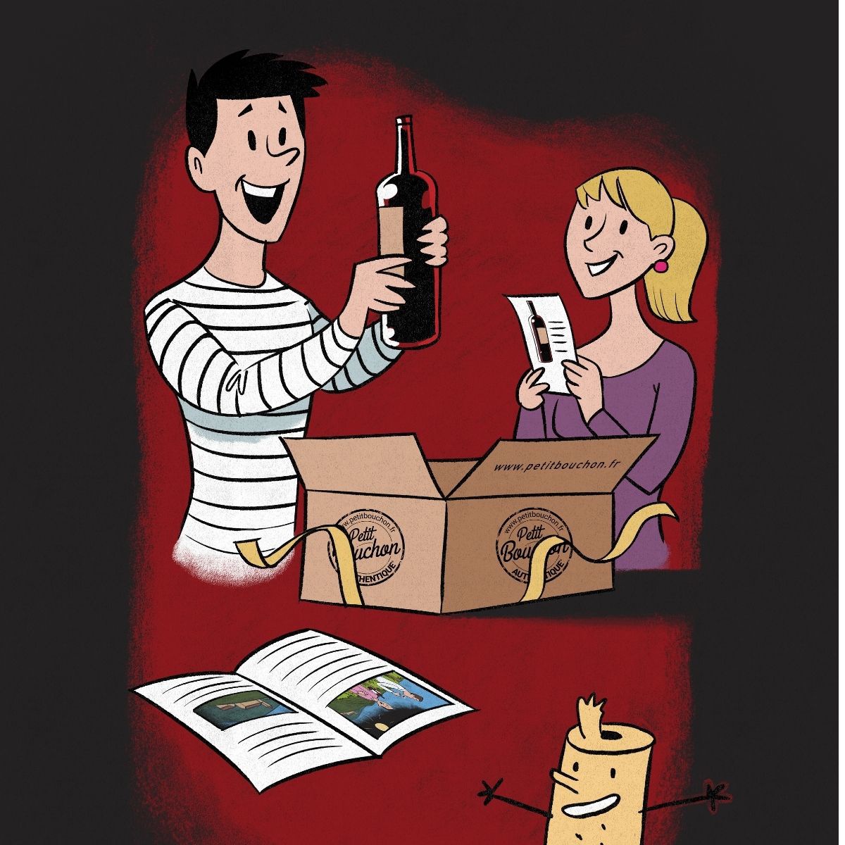 Vente en ligne vin d�gustation Petit Bouchon