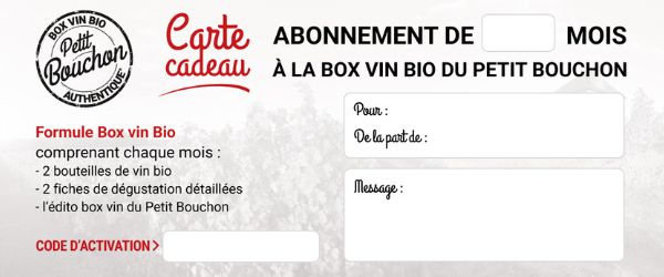 Carte cadeau Petit Bouchon
