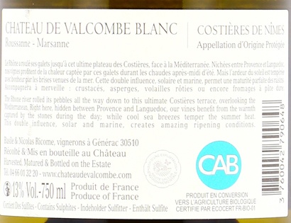 Château de Valcombe Blanc