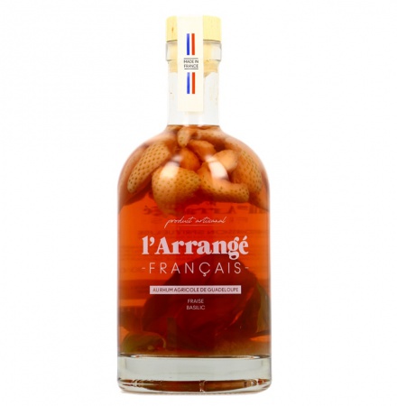 Rhum arrangé Français Fraise-Basilic