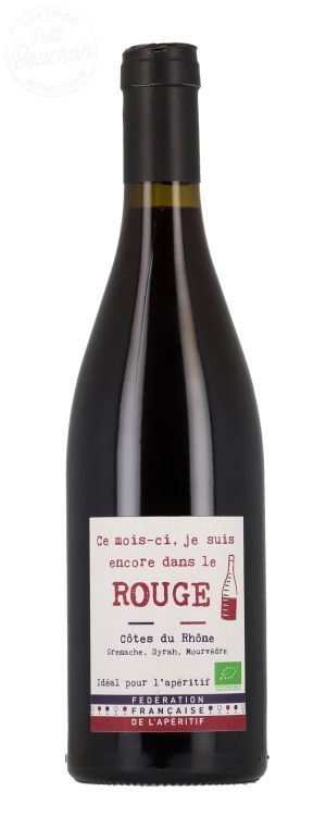 Au Quotidien Vin rouge fruité (Pièce d'identité requise au moment du  ramassage) - 1 l